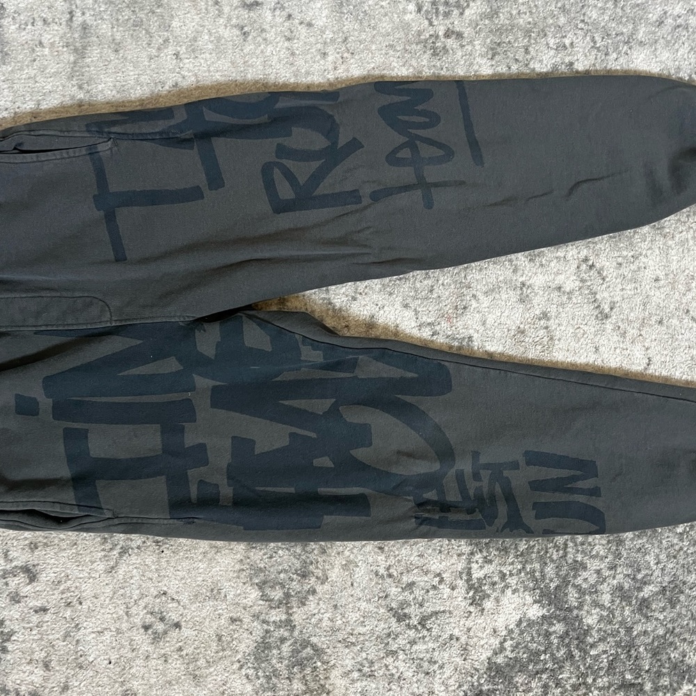 Dark green zara sweat pants